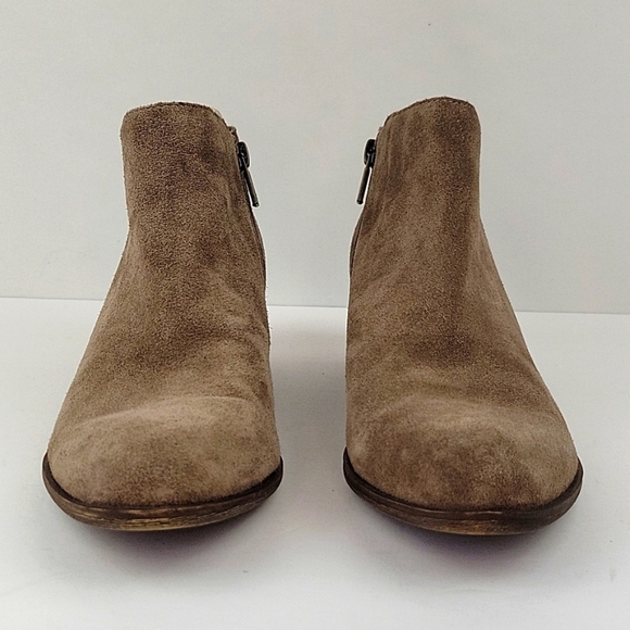 Lucky Brand Barstyn Boho Chic Ankle Boots Tan Size 8.5 - Picture 5 of 15